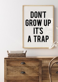 Dont grow up, its a trap