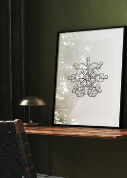 Πηδάλιο με άγκυρες