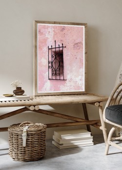 Vintage Ροζ Τοίχος