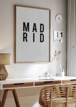 Μαδρίτη σε λευκό φόντο