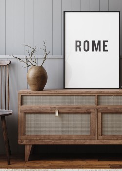 Ρώμη σε λευκό φόντο