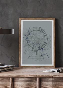 Χάρτης Πόλης από ψηλά