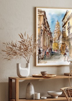 Σοκάκια μπροστά από τον καθολικό ναό