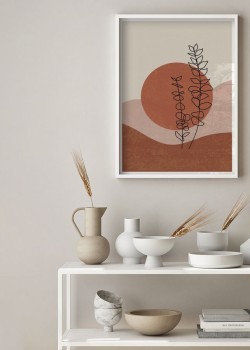 Άνθη στο ηλιοβάσιλεμα