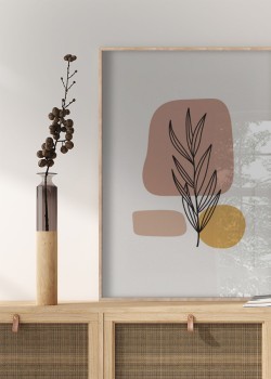 Κλαδί με αφαιρετικά σχήματα