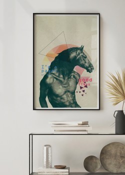 Άντρας με κεφάλι αλόγου