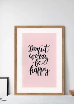 Dont worry, be happy