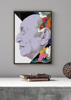 Milton Glaser self portrait