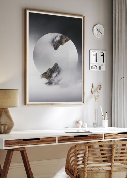 Κορυφές βουνών σε κυκλικό σχήμα