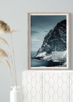 Χιόνι δίπλα στον ωκεανό