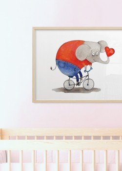 Ελέφαντας με ποδήλατο
