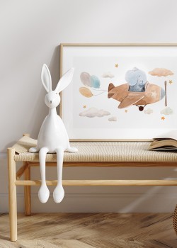 Ελεφαντάκι σε αεροπλάνο