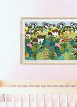 Πολύχρωμο χωριό