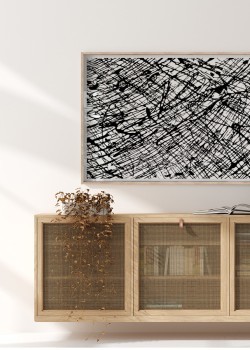 Αφηρημένες μαύρες γραμμές