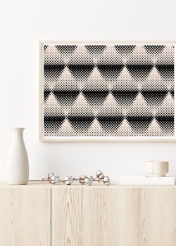 Μοτίβο με ασπρόμαυρες κουκίδες