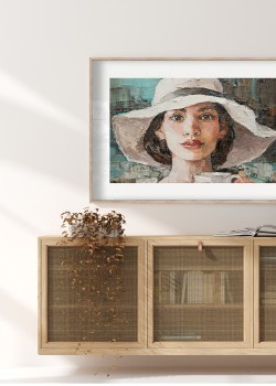 Γυναίκα με καπέλο