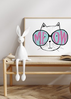 Γάτα με γυαλιά