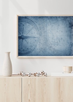 Πυξίδα και χάρτης