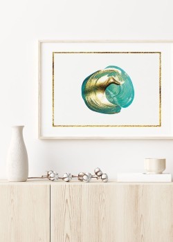 Τιρκουαζ πινελιά