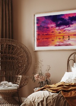 Πολύχρωμο ηλιοβασίλεμα!