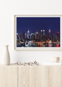 Πόλη του Μανχάταν την νύχτα