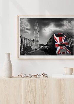 Λεωφορείο με την σημαία του Ηνωμένου Βασιλείου