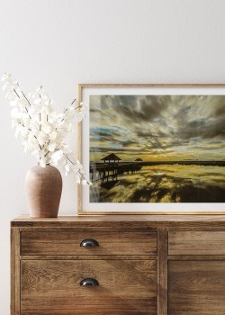 Λίμνη στην δύση του ηλίου