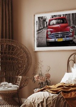 Παλιό κόκκινο αμάξι