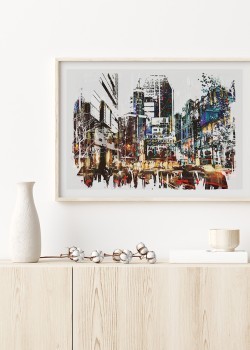 Αφηρημένο σκίτσο πόλης