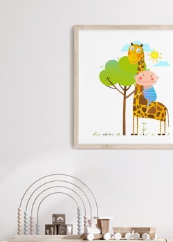 Αγοράκι με καμηλοπάρδαλη