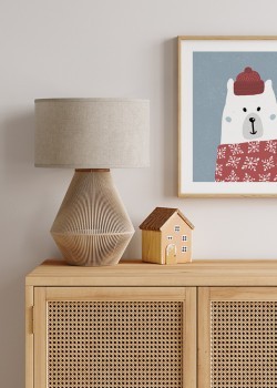 Αρκούδα με κόκκινο κασκόλ