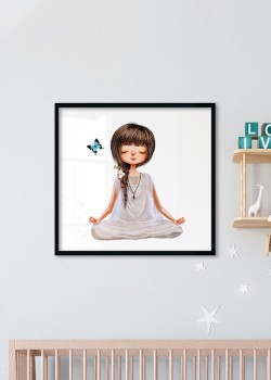 Κορίτσι που διαλογίζεται