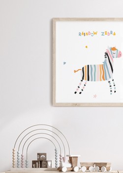 Πολύχρωμη ζέβρα