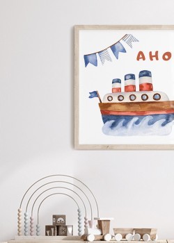 Πολύχρωμο καράβι