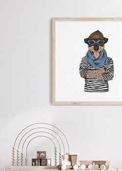 Σκύλος με ωραία ρούχα