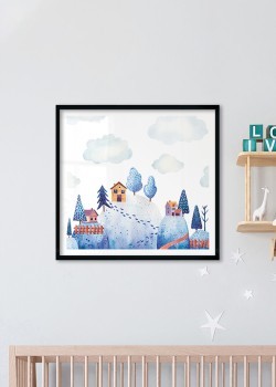 Χιονισμένο τοπίο