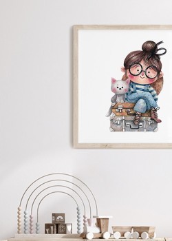 Κοριτσάκι με γυαλιά