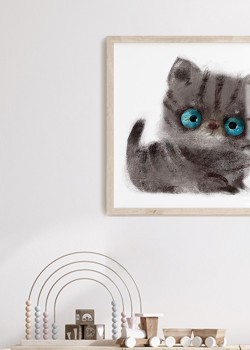 Σκούρα γκρι γατούλα