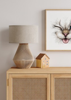 Άσπρη γάτα με κλειστό μάτι