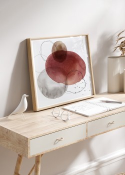 Watercolor red