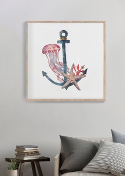 Άγκυρα με θαλάσσια είδη