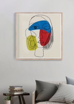 Abtsract γυναικείο πορτρέτο