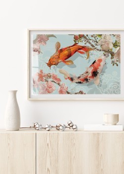 Ιαπωνικά ψάρια Koi