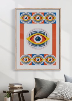 Bauhaus abstract eye