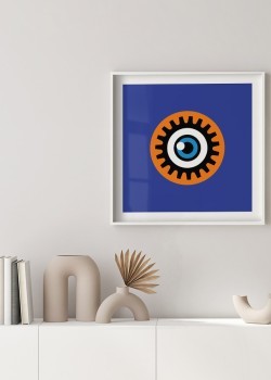 Clockwork blue eye
