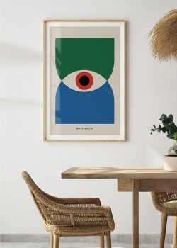 Γεωμετρικό κόκκινο μάτι