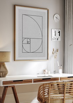 Χρυσή τομή minimal line art