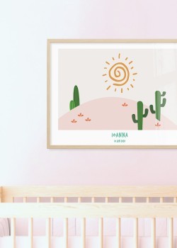 Πράσινοι κάκτοι και ήλιος