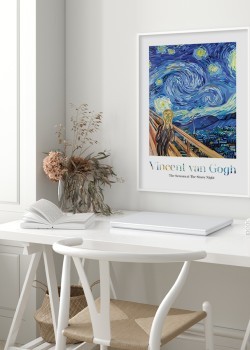 The Scream at the Starry Night
