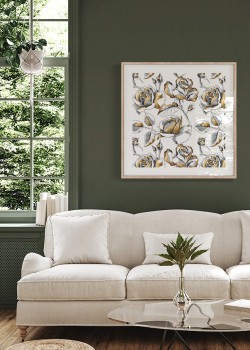 Σκίτσο με τριαντάφυλλα